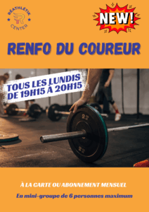 Affiche sur le renforcement du coureur