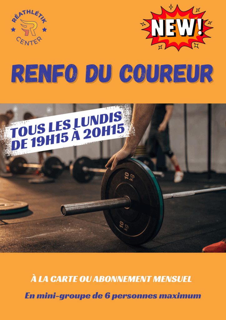 Affiche sur le renforcement du coureur